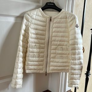 Moncler Longue Saison white puffer sz 0
